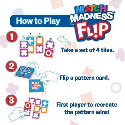 Foxmind Games: Match Madness Flip - Travel Sized Pattern Matching Puzzle Game Image 2