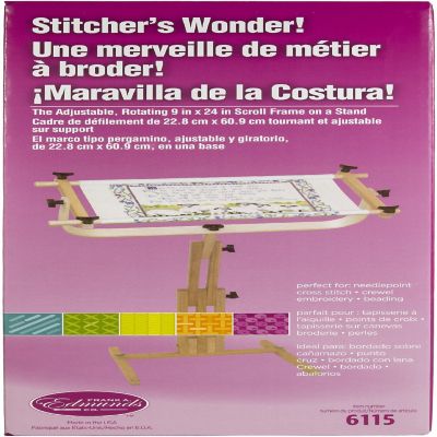 Frank A. Edmunds Stitcher's Wonder! Floor Stand Scroll Frame Image 1