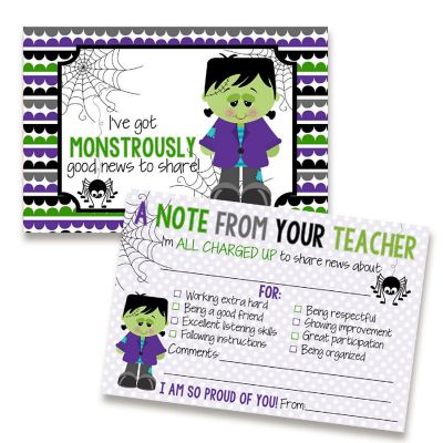 Frankenstein Teacher Mail for Students by AmandaCreation 30ct Image 1