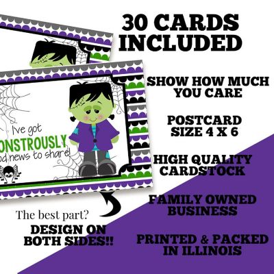 Frankenstein Teacher Mail for Students by AmandaCreation 30ct Image 1