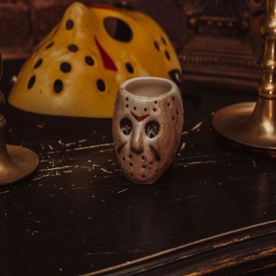 Freddy vs. Jason Faces 4-Ounce Sculpted Ceramic Mini Mugs  Set of 2 Image 3
