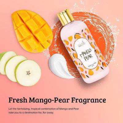 Freida and Joe Mango Pear Firming Fragrance Body Lotion in 10oz Bottle Image 1