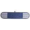 French Blue Chef Stripe Double Oven Mitt Image 1