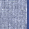 French Blue Eco-Friendly Chambray Fine Ribbed Placemat 6 Piece Image 2