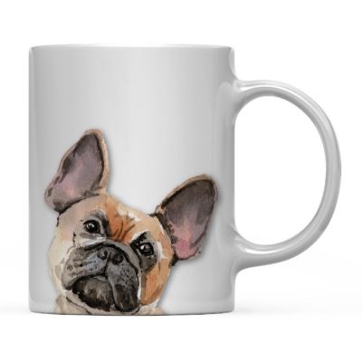 French Bulldog Up Close Ceramic Mug Image 2