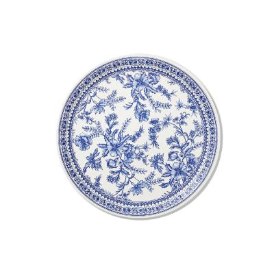 French Toile Large Plates (10 per pack) Image 1