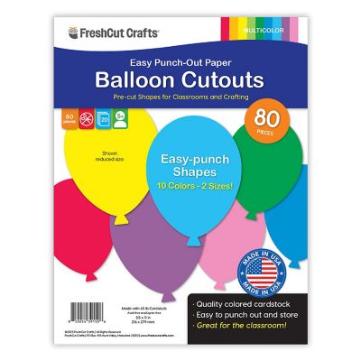 FreshCut Crafts Balloon Cutouts Image 1