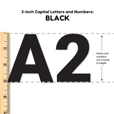 FreshCut Crafts Black 3 inch Letters Image 1