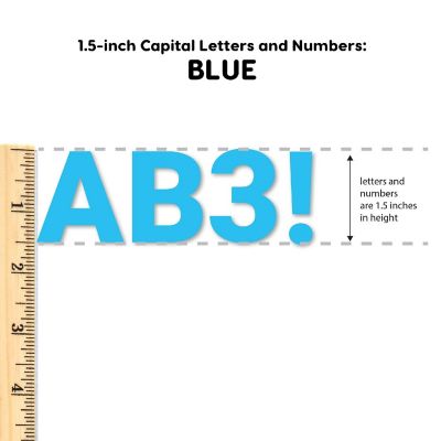 FreshCut Crafts Blue 1.5 inch Letters Image 1