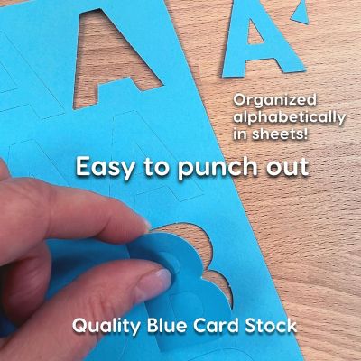 FreshCut Crafts Blue 1.5 inch Letters Image 2