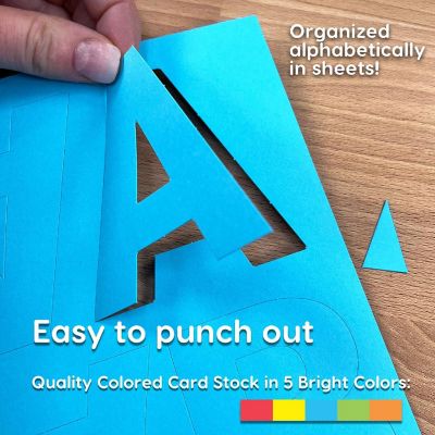 FreshCut Crafts Bright 2-Size Combo Letters Image 2