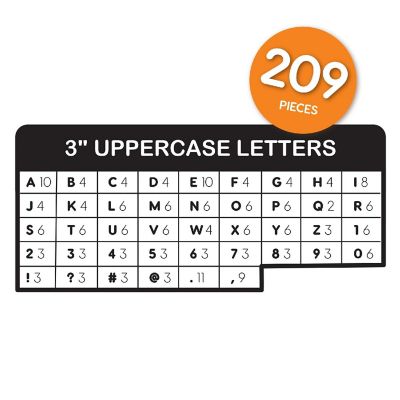 FreshCut Crafts Bright 3 inch Letters Image 3