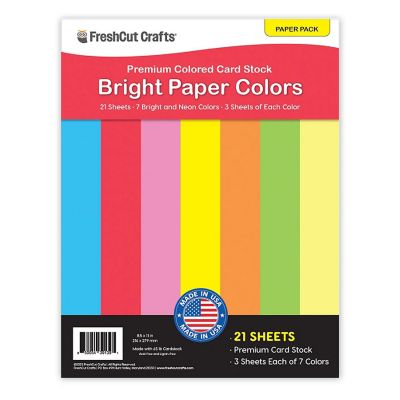 FreshCut Crafts Bright Cardstock Paper Image 1