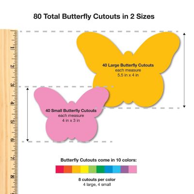 FreshCut Crafts Butterfly Cutouts Image 1