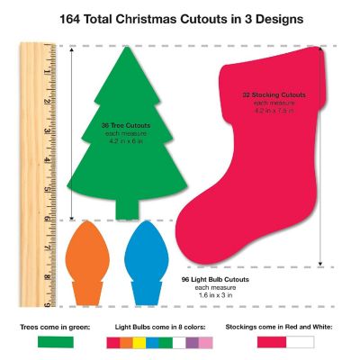 FreshCut Crafts Christmas Shape Cutouts Image 1