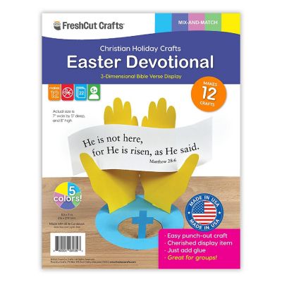 FreshCut Crafts Easter Devotional 3-D Display Craft Image 1