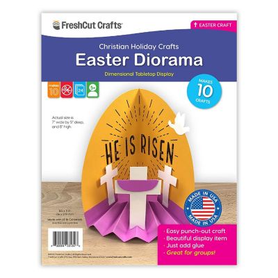 FreshCut Crafts Easter Diorama 3-D Display Craft Image 1