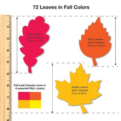 FreshCut Crafts Fall Shape Cutouts Image 1