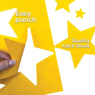 FreshCut Crafts Gold Star Cutouts Image 2