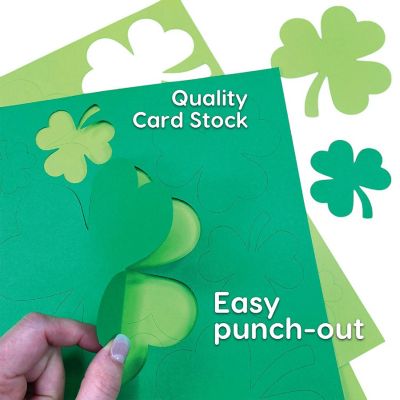 FreshCut Crafts Green Shamrock Cutouts Image 2