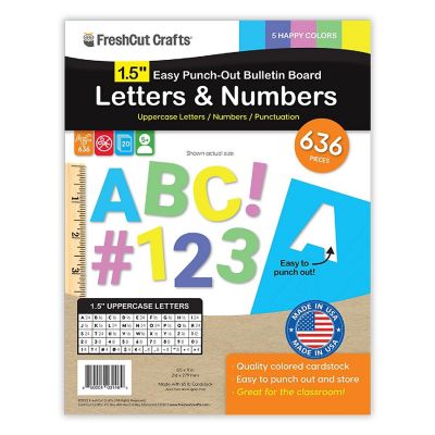 FreshCut Crafts Happy 1.5 inch Letters Image 1