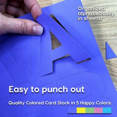 FreshCut Crafts Happy 2-Size Combo Letters Image 2