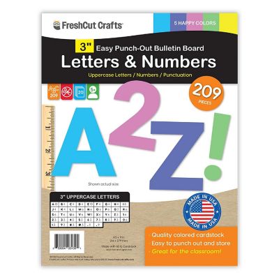 FreshCut Crafts Happy 3 inch Letters Image 1