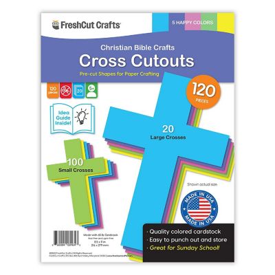 FreshCut Crafts Happy Cross Cutouts Image 1