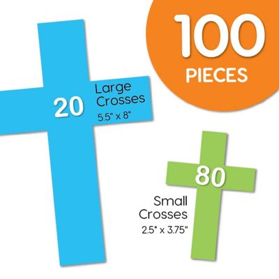 FreshCut Crafts Happy Cross Cutouts Image 3