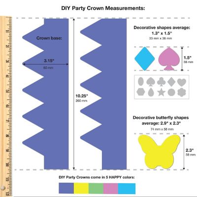 FreshCut Crafts Happy Crown Craft Kit Image 1
