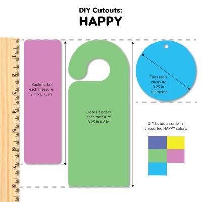 FreshCut Crafts Happy DIY Crafting Essentials Cutouts Image 1
