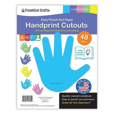 FreshCut Crafts Happy Handprint Cutouts Image 1