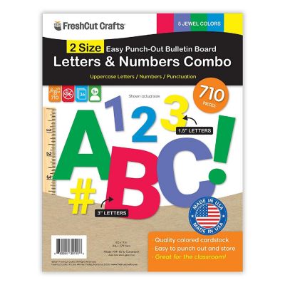 FreshCut Crafts Jewel 2-Size Combo Letters Image 1