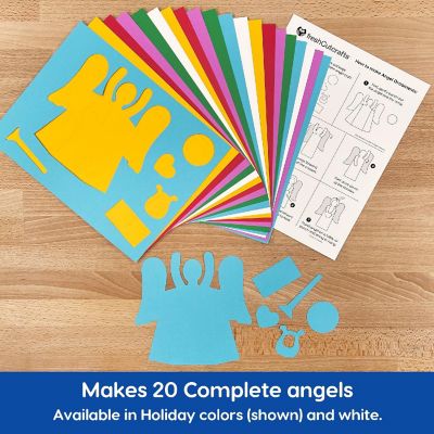 FreshCut Crafts Multicolor Angel Ornament Craft Image 3