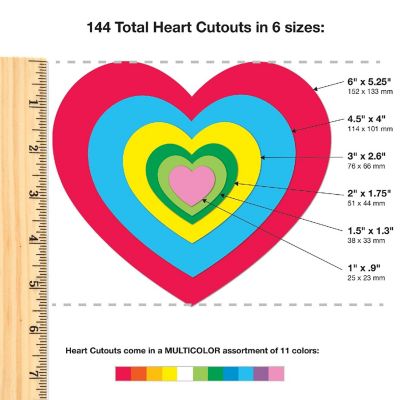 FreshCut Crafts Multicolor Everyday Shape Cutouts Image 1