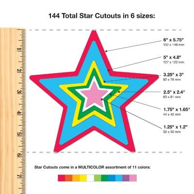 FreshCut Crafts Multicolor Everyday Shape Cutouts Image 2