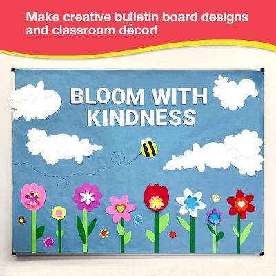FreshCut Crafts Multicolor Flower Cutouts Image 3