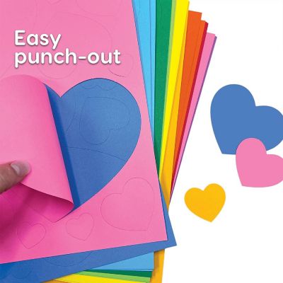 FreshCut Crafts Multicolor Heart Cutouts Image 2