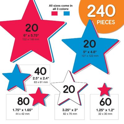 FreshCut Crafts Patriotic Star Cutouts Image 3