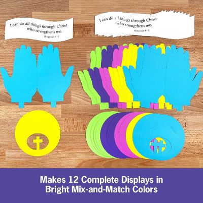 FreshCut Crafts Philippians 4:13 3-D Display Craft Image 3