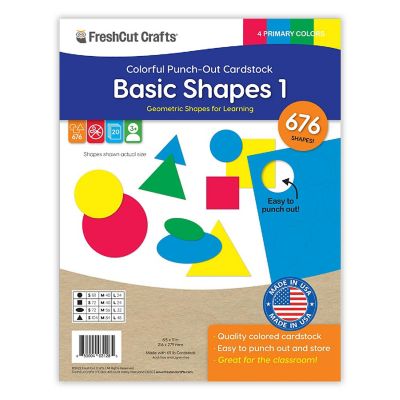 FreshCut Crafts Primary Basic Shape 1 Cutouts Image 1