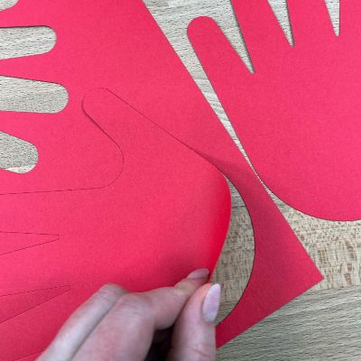 FreshCut Crafts Primary Handprint Cutouts Image 2