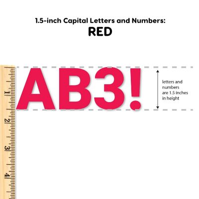 FreshCut Crafts Red 1.5 inch Letters Image 1