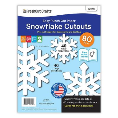 FreshCut Crafts Snowflake Cutouts Image 1