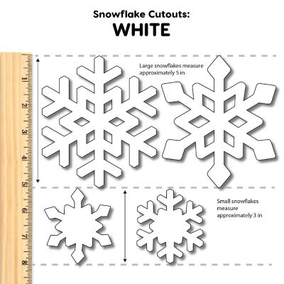 FreshCut Crafts Snowflake Cutouts Image 1