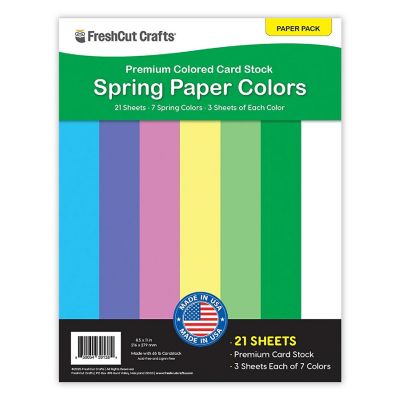 FreshCut Crafts Spring Cardstock Paper Image 1