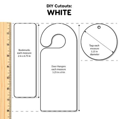 FreshCut Crafts White DIY Crafting Essentials Cutouts Image 1