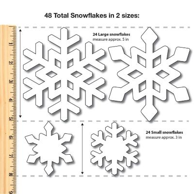 FreshCut Crafts Winter Shape Cutouts Image 1