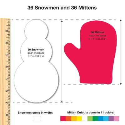 FreshCut Crafts Winter Shape Cutouts Image 2