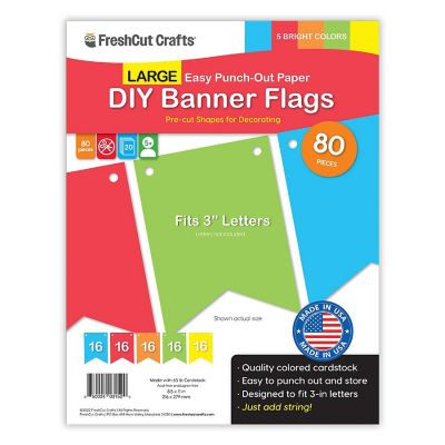 FreshCut Large Bright Banner Cutouts Image 1